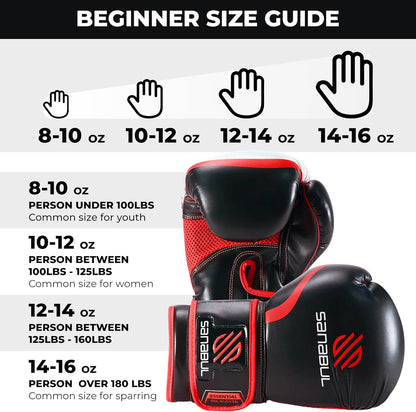 Essential Gel Boxing Kickboxing Punching Bag Gloves