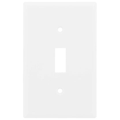 Single Oversized Wall Plate Cover, 1 Gang, Light Switch Cover, 3.1” X 4.9”, Outlet Covers, Screws Included, White, 30598