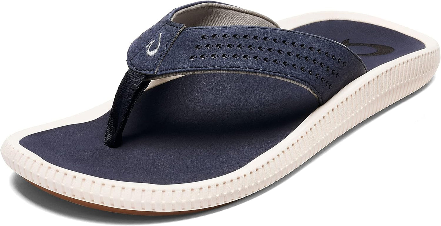 Ulele Men'S Beach Sandals, Quick-Dry Flip-Flop Slides, Water Resistant Suede Lining & Wet Grip Soles, Soft Comfort Fit & Arch Support